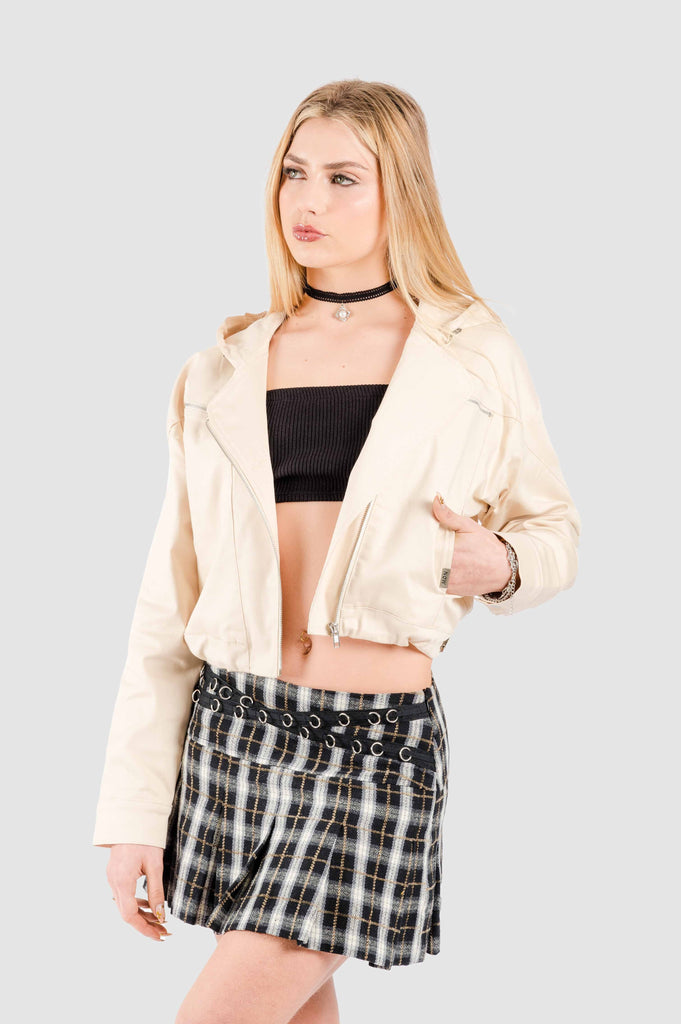 Casaca Crop Foggia CASACAS NOW Beige Claro S 