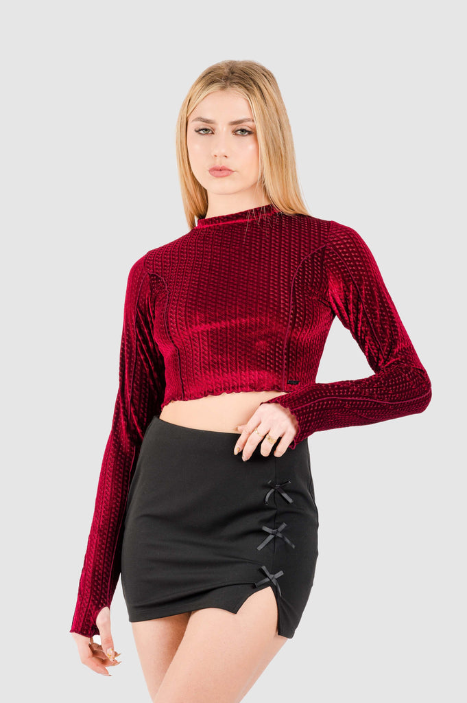 Croptop Claire CROPTOPS NOW Vino XS 