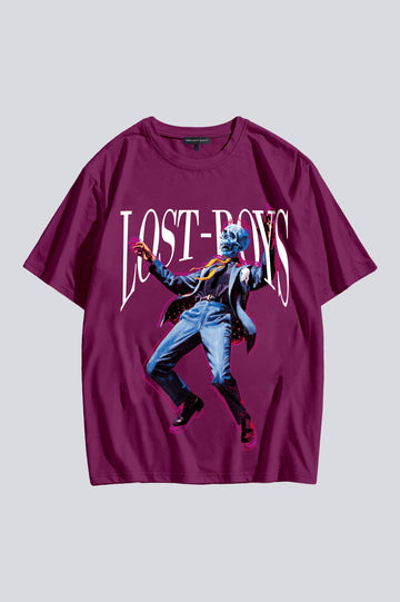 Polo Boxy Oversize Ozi POLOS THE LOST BOYS Morado M 